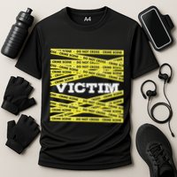 Victim Crime Scene Do No Cross True Crime Costume Cooling Performance Crew T-Shirt