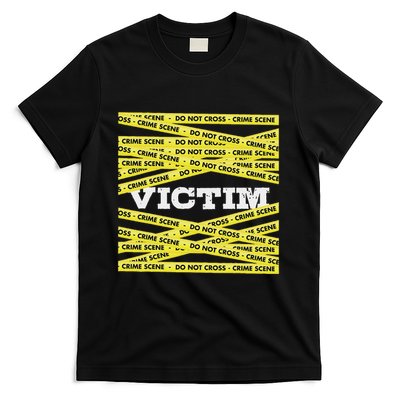 Victim Crime Scene Do No Cross True Crime Costume T-Shirt