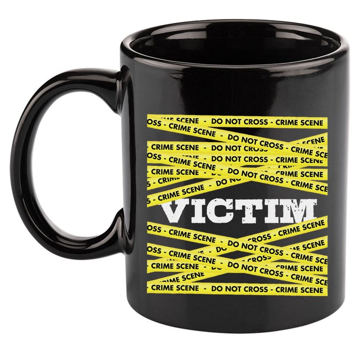Victim Crime Scene Do No Cross True Crime Costume 11oz C Handle Ceramic Mug