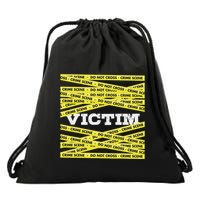 Victim Crime Scene Do No Cross True Crime Costume Drawstring Bag