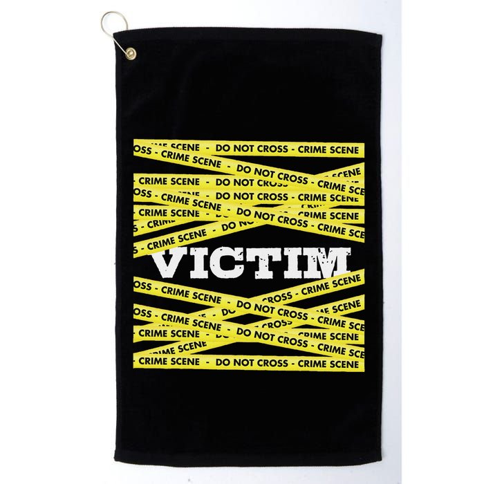 Victim Crime Scene Do No Cross True Crime Costume Golf Towel