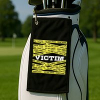 Victim Crime Scene Do No Cross True Crime Costume Golf Towel