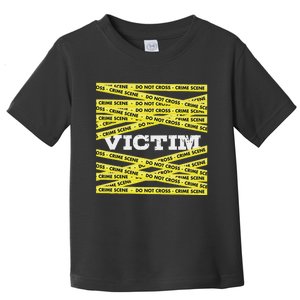 Victim Crime Scene Do No Cross True Crime Costume Toddler T-Shirt