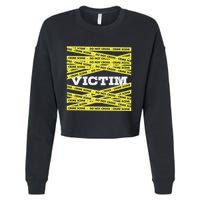 Victim Crime Scene Do No Cross True Crime Costume Cropped Pullover Crew