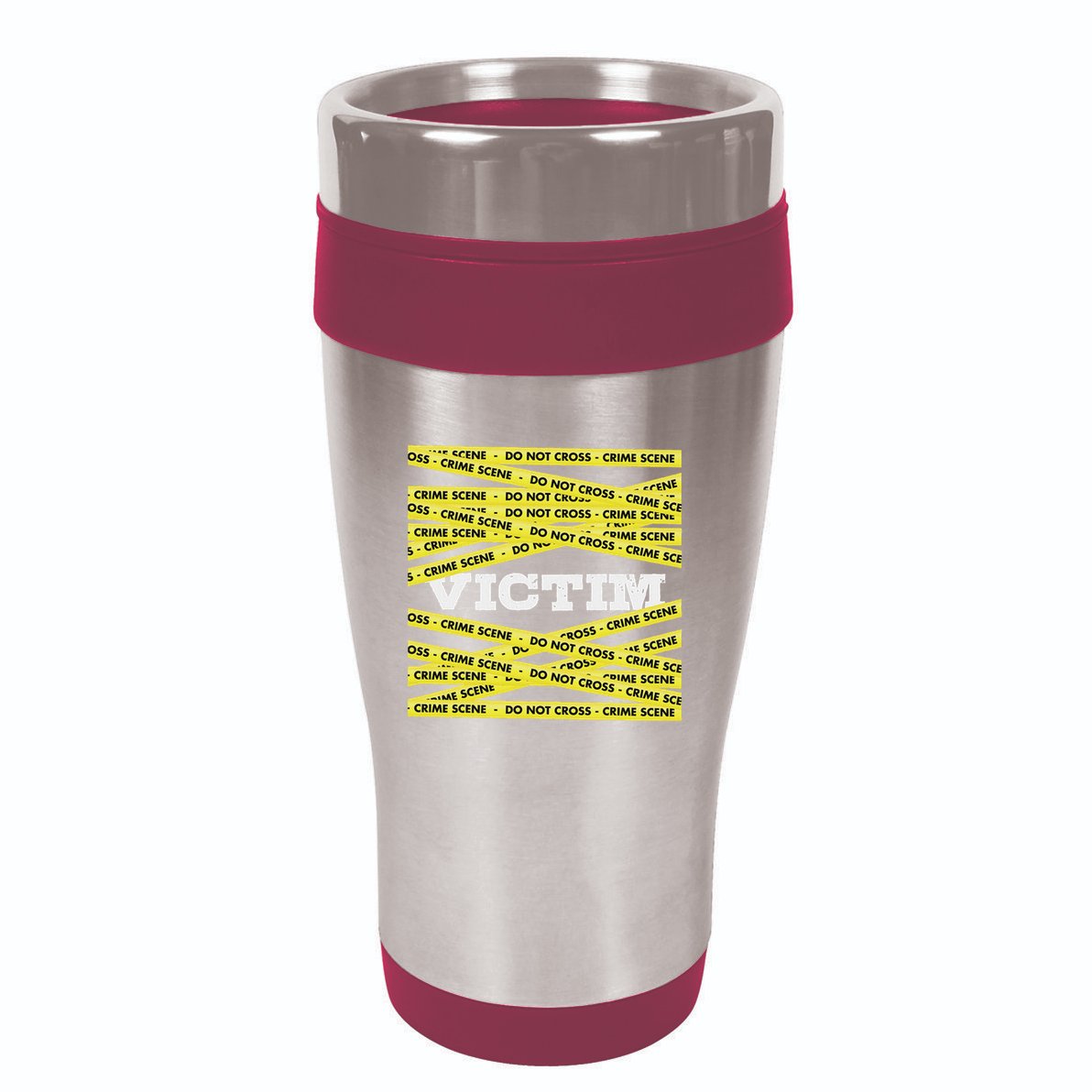 Victim Crime Scene Do No Cross True Crime Costume 16oz Travel Tumbler