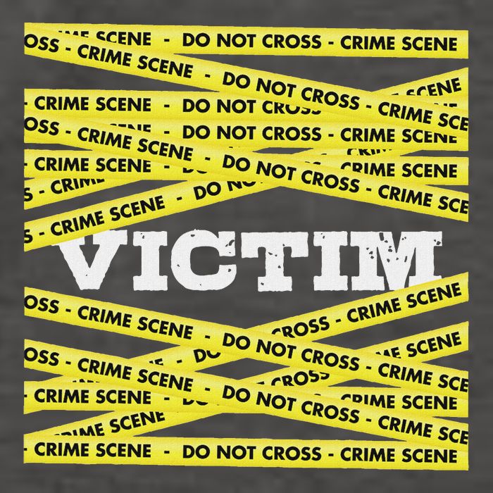 Victim Crime Scene Do No Cross True Crime Costume Vector Backpack