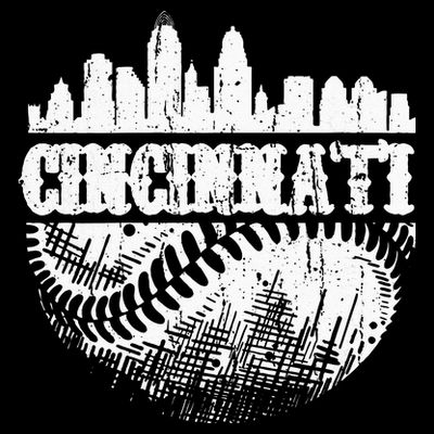 Vintage Cincinnati Skyline City Baseball Met At Gameday T-Shirt