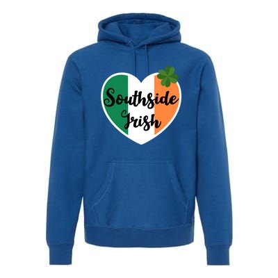 Vintage Chicago Southside Irish Shamrock St Patricks Day Funny Gift Premium Hoodie