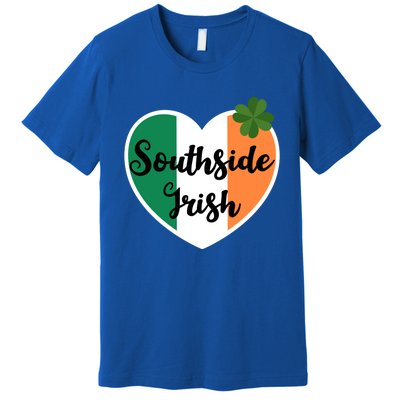 Vintage Chicago Southside Irish Shamrock St Patricks Day Funny Gift Premium T-Shirt