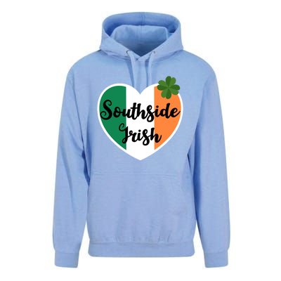 Vintage Chicago Southside Irish Shamrock St Patricks Day Funny Gift Unisex Surf Hoodie