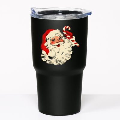 Vintage Christmas Santa Claus Face Funny Tumbler