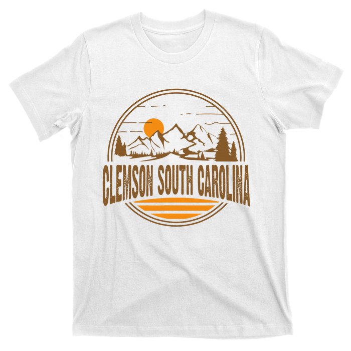 Vintage Clemson South Carolina Mountain Hiking T-Shirt