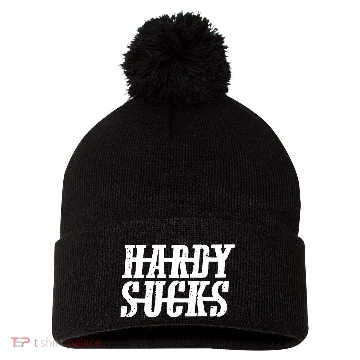 Vintage Cowboy Sucks Country Funny Pom Pom 12in Knit Beanie