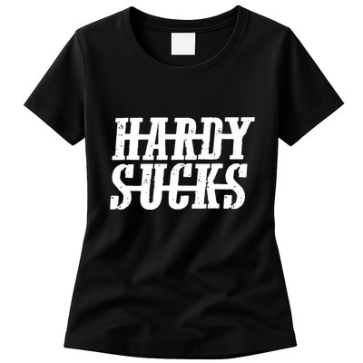 Vintage Cowboy Sucks Country Funny Womens T-Shirt