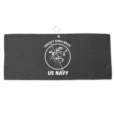 Vintage Crusty Shellback Large Microfiber Waffle Golf Towel