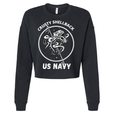 Vintage Crusty Shellback Cropped Pullover Crew