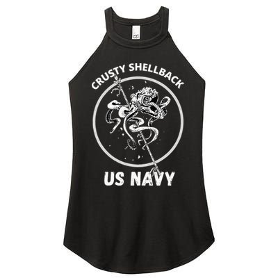 Vintage Crusty Shellback Women's Perfect Tri Rocker Tank