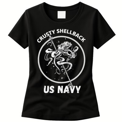 Vintage Crusty Shellback Womens T-Shirt