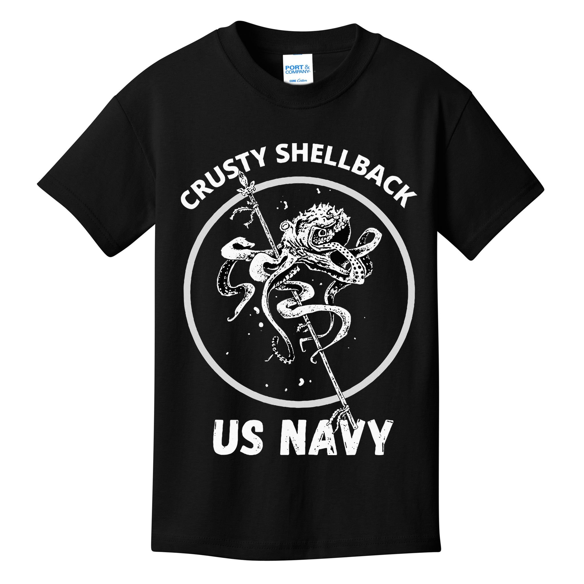 Vintage Crusty Shellback Kids T-Shirt
