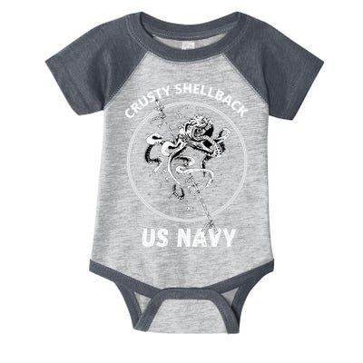 Vintage Crusty Shellback Infant Baby Jersey Bodysuit