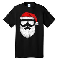 Vintage Christmas Santa Claus Face Old Fashioned Tall T-Shirt