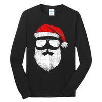 Vintage Christmas Santa Claus Face Old Fashioned Tall Long Sleeve T-Shirt