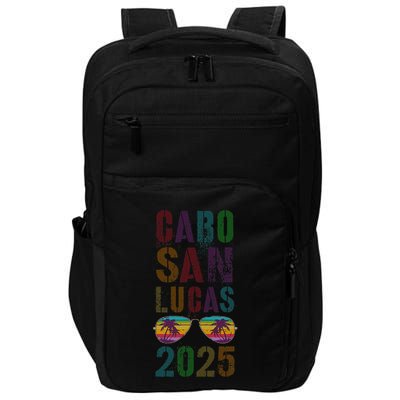 Vintage Cabo San Lucas 2025 Vacation Beaching Trip Spring Impact Tech Backpack