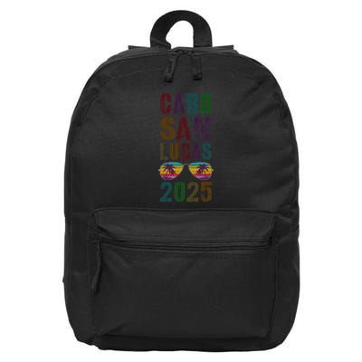 Vintage Cabo San Lucas 2025 Vacation Beaching Trip Spring 16 in Basic Backpack