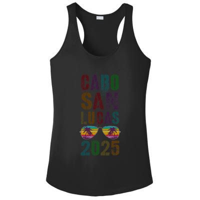 Vintage Cabo San Lucas 2025 Vacation Beaching Trip Spring Ladies PosiCharge Competitor Racerback Tank