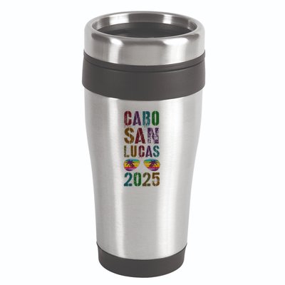 Vintage Cabo San Lucas 2025 Vacation Beaching Trip Spring 16oz Travel Tumbler