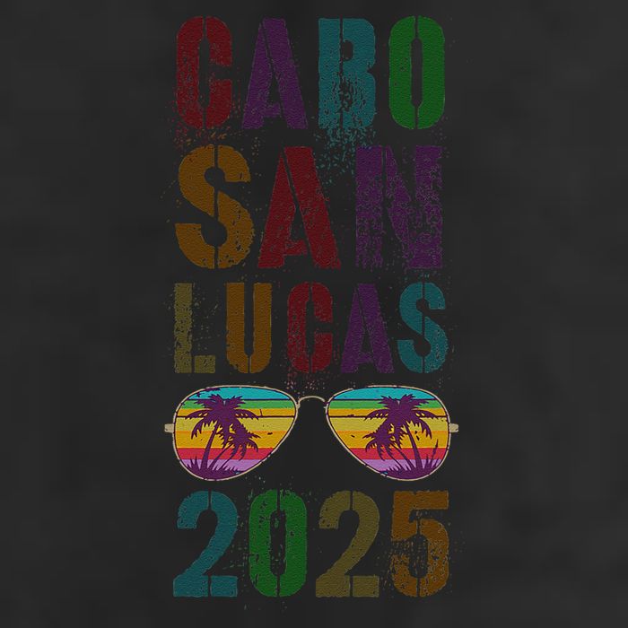 Vintage Cabo San Lucas 2025 Vacation Beaching Trip Spring Golf Towel