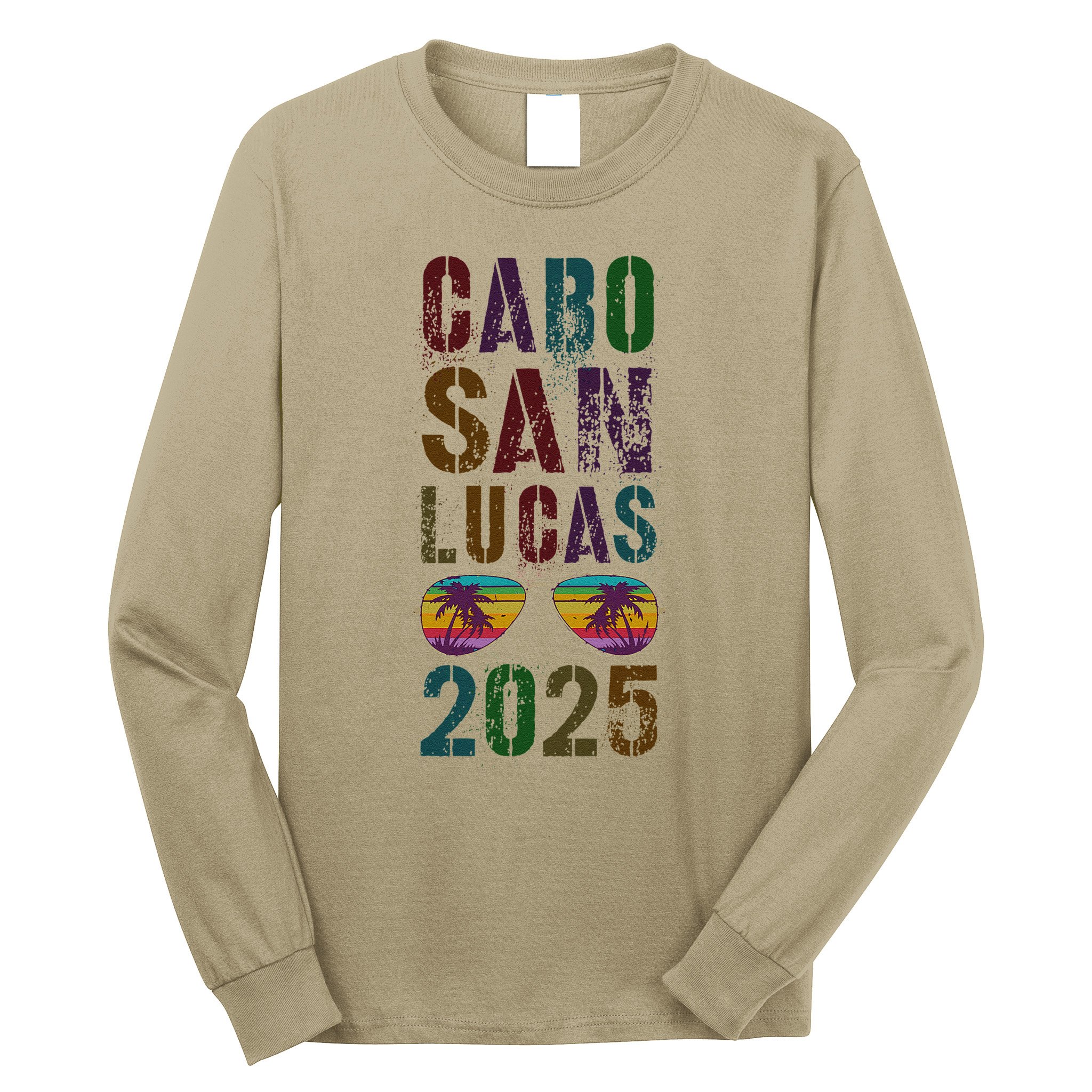 Vintage Cabo San Lucas 2025 Vacation Beaching Trip Spring Long Sleeve Shirt