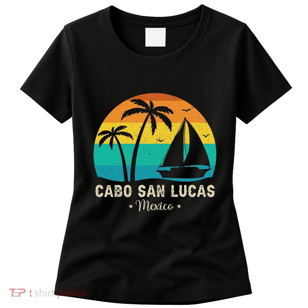 Vintage Cabo San Lucas Mexico Sunset Vacation Summer Women's T-Shirt