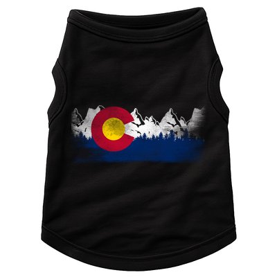 Vintage Colorado State Flag Colorado Mountain Doggie Tank