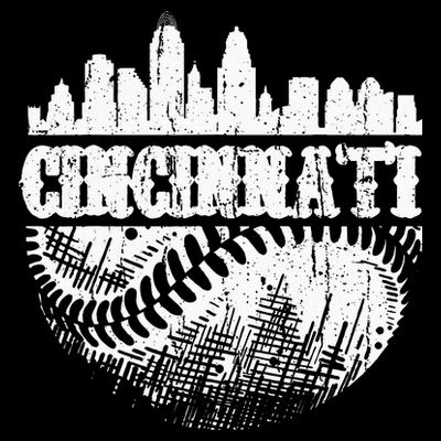 Vintage Cincinnati Skyline City Baseball Met At Gameday T-Shirt