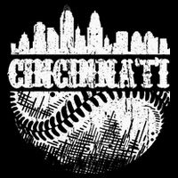 Vintage Cincinnati Skyline City Baseball Met At Gameday Button
