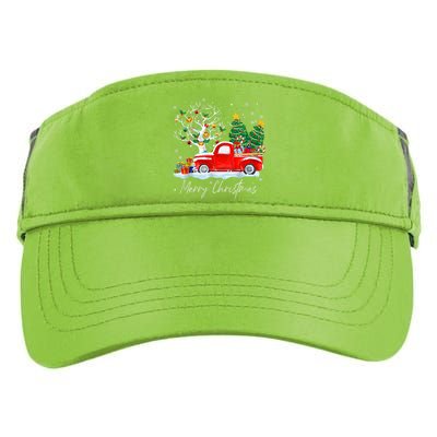 Vintage Christmas Tree Pajama Family Xmas Adult Drive Performance Visor