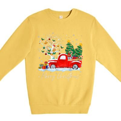 Vintage Christmas Tree Pajama Family Xmas Premium Crewneck Sweatshirt