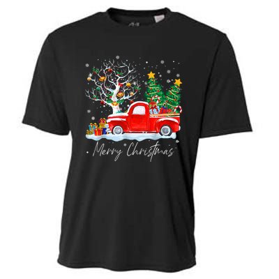 Vintage Christmas Tree Pajama Family Xmas Cooling Performance Crew T-Shirt