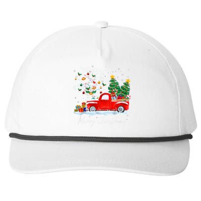 Vintage Christmas Tree Pajama Family Xmas Snapback Five-Panel Rope Hat