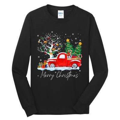 Vintage Christmas Tree Pajama Family Xmas Tall Long Sleeve T-Shirt