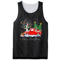 Vintage Christmas Tree Pajama Family Xmas Mesh Reversible Basketball Jersey Tank