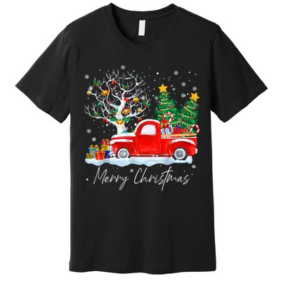 Vintage Christmas Tree Pajama Family Xmas Premium T-Shirt