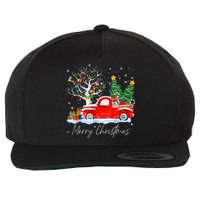 Vintage Christmas Tree Pajama Family Xmas Wool Snapback Cap