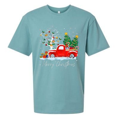 Vintage Christmas Tree Pajama Family Xmas Sueded Cloud Jersey T-Shirt