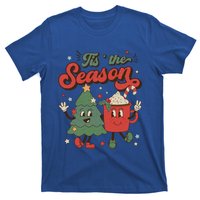 Vintage Christmas Tis The Season Christmas Tree Coffee Latte Gift T-Shirt