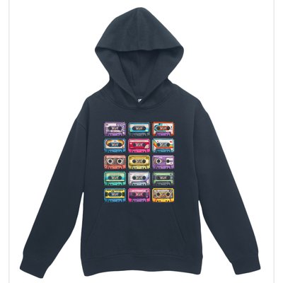 Vintage Cassette Tapes Collection 80S 90S Music Mixtape Urban Pullover Hoodie