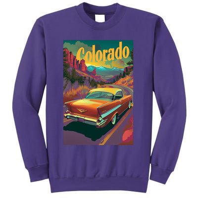 Vintage Colorado Travel Poster Sweatshirt
