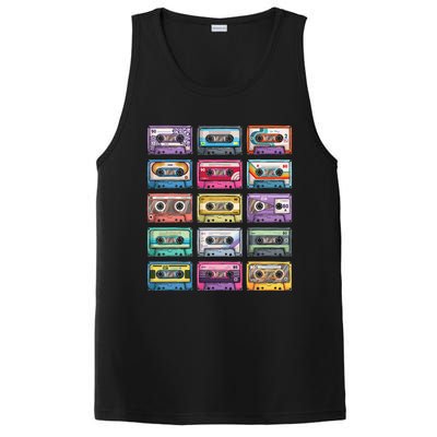 Vintage Cassette Tapes Collection 80s 90s Music Mixtape PosiCharge Competitor Tank