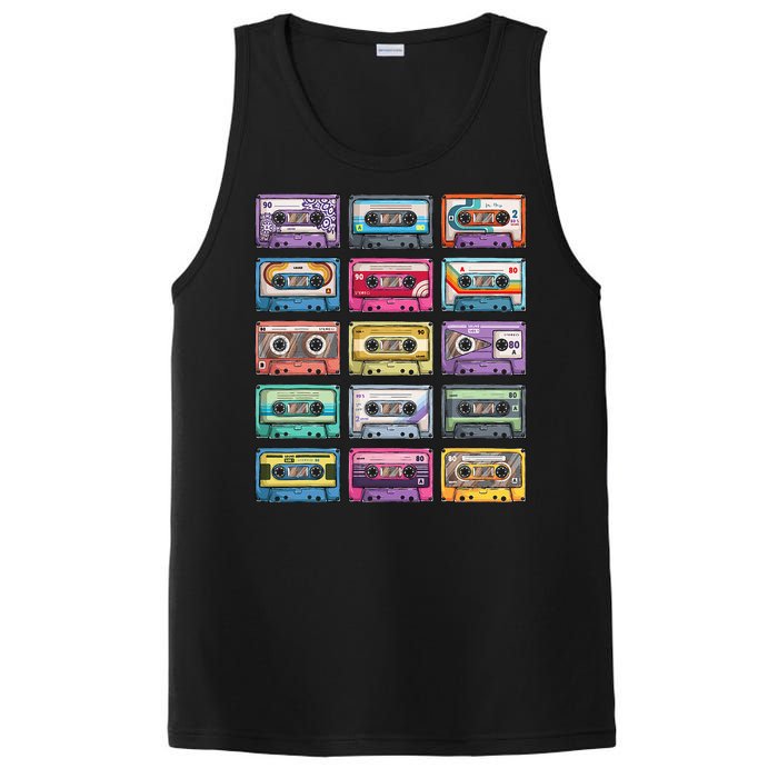 Vintage Cassette Tapes Collection 80s 90s Music Mixtape PosiCharge Competitor Tank